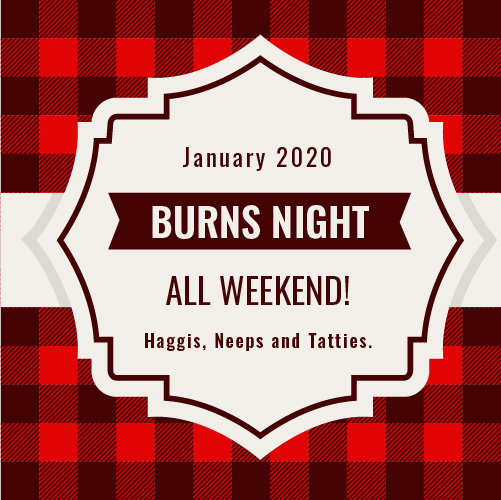 Cairnbaan Hotel - Food promotion - Burns night 2020